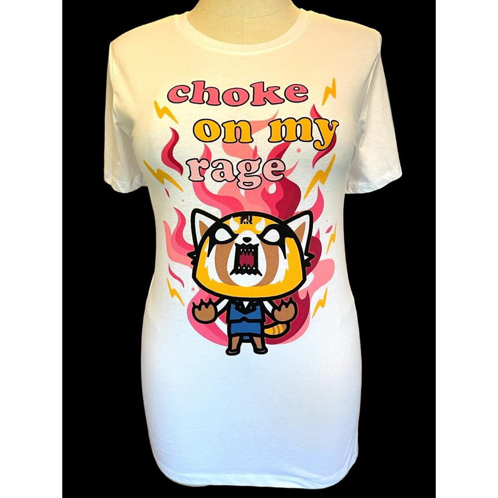 Torrid 3 (3X 22/24) Aggretsuko Choke On My Rage Anime Graphic Tee T Shirt Punk‎